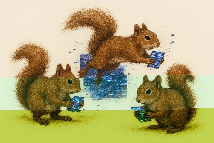 Mókusok a mátrixban, figyelemfelkeltésnek